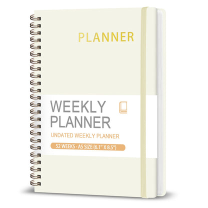 Undated Weekly Planner, Weekly To Do List Notebook, Daily Planner