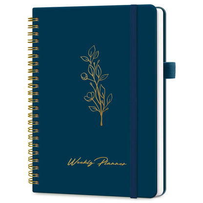 Taja Undated Weekly Planner, To Do List Notebook with Habit Tracker, A5