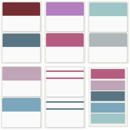 ELII 300 Pcs Tabs 2 Inch Sticky Index Tabs,Writable Book Tabs Pastel