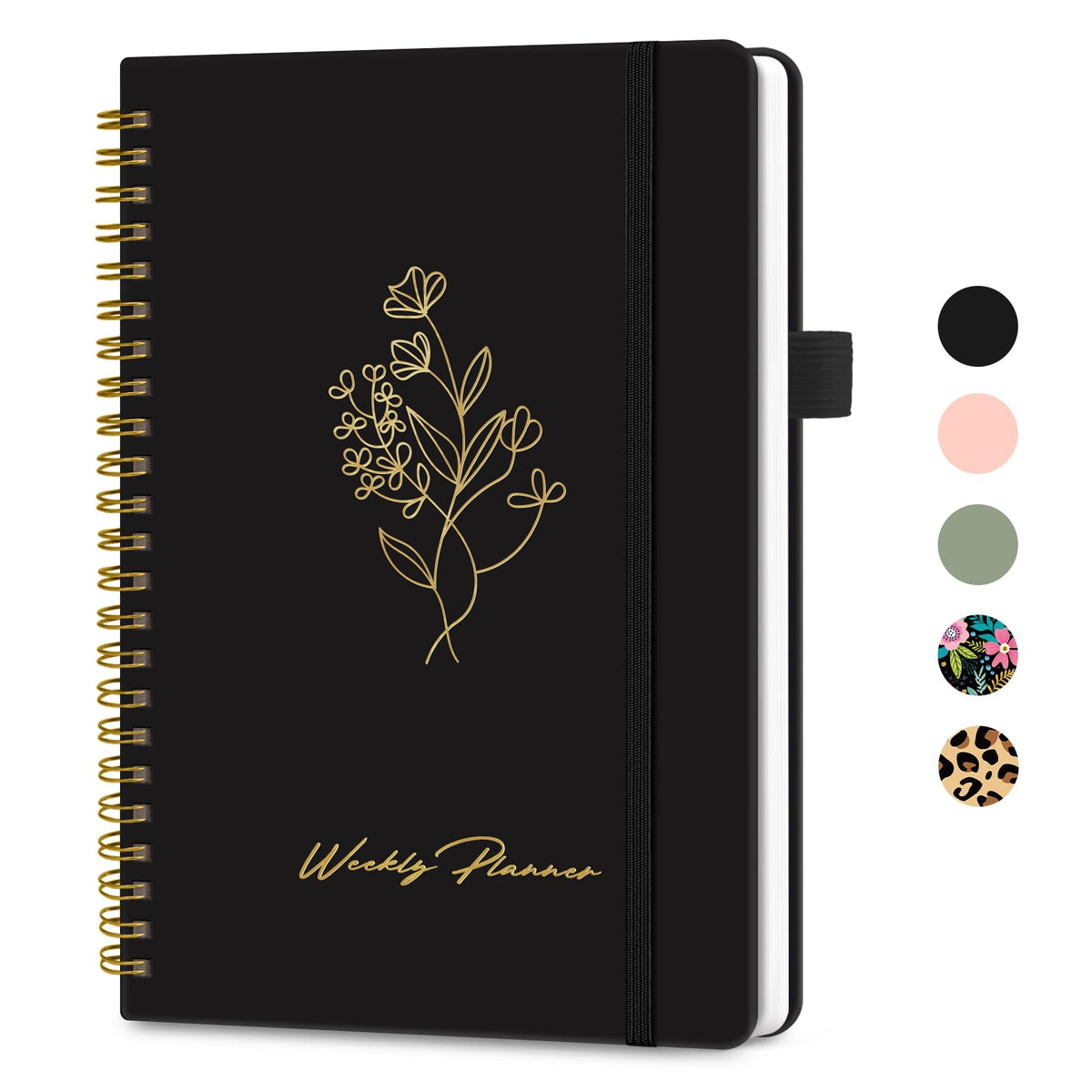 Taja Undated Weekly Planner, To Do List Notebook with Habit Tracker, A5
