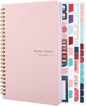 Thboxes A5 Weekly Planner Notebook, 52 Week Undated Journal for Women, Pink