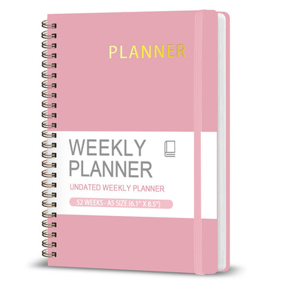 Undated Weekly Planner, Weekly To Do List Notebook, Daily Planner