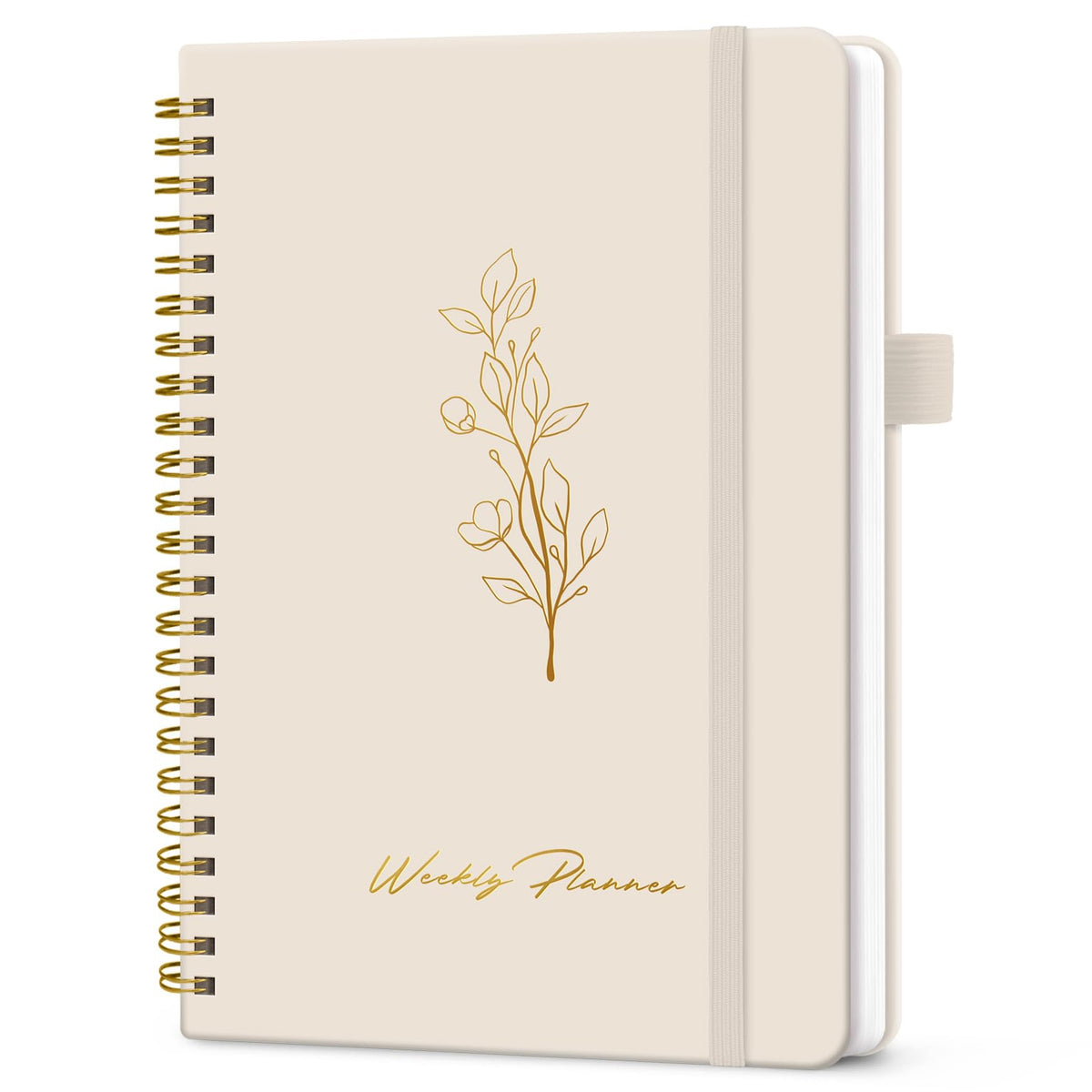 Taja Undated Weekly Planner, To Do List Notebook with Habit Tracker, A5