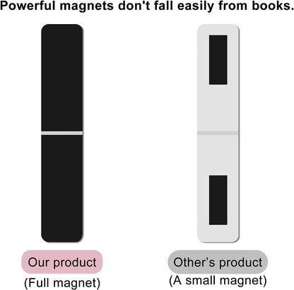 15 Pieces Bookmark, Magnetic Bookmarks for Women, Men, Book Lovers, Page Markers for Students Teachers Reading (Misty, Ocean, Emerald)