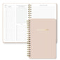 Sweetzer & Orange Daily Planner Notebook – Undated Two-Page Daily Layout with Hourly Schedule, To-Do List, Priorities, and Notes – 6.5" x 9.5" Spiral Bound Productivity Organizer – 160 Pages
