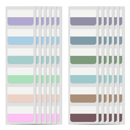 240 Pcs Sticky Index Tabs, Colored Book Sticky Tabs for Notebooks, 1 Inch