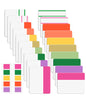Mr. Pen- Sticky Index Tabs, 500 Pcs, 21 Sets, Earthy