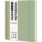 Taja Large Spiral Lined Notebook for Work, Journal for Women & Men