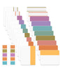 Mr. Pen- Sticky Index Tabs, 500 Pcs, 21 Sets, Earthy