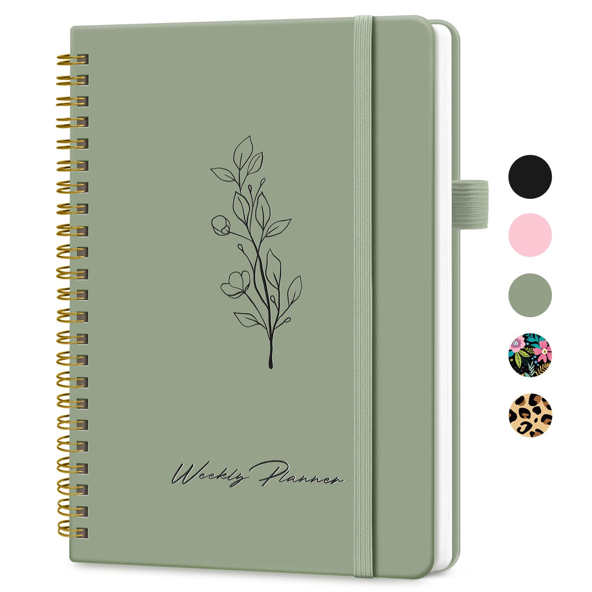 Taja Undated Weekly Planner, To Do List Notebook with Habit Tracker, A5