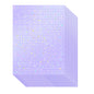 36 Sheets Holographic Laminate Sheets Clear Self Adhesive Sticker Paper