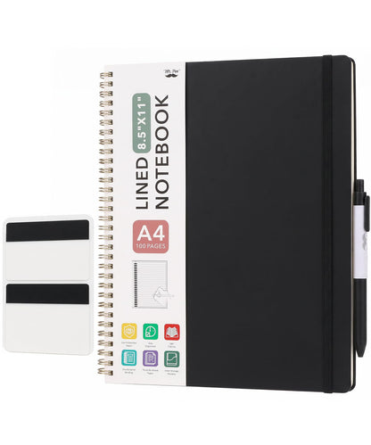 Mr. Pen- Lined Spiral Journal Notebook, 8.5"x11", 100 Pages, Blush
