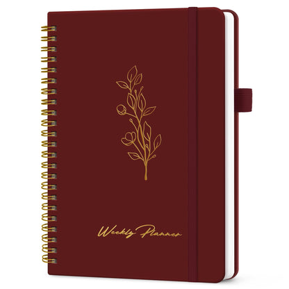 Taja Undated Weekly Planner, To Do List Notebook with Habit Tracker, A5