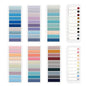 Lysas 1200 Pcs Morandi Sticky Tabs, Translucent Book Tabs Page Markers