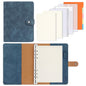 FYY A5 Binder Refillable Planner Notebook 6 Ring, Brown