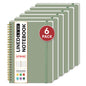 Taja Large Spiral Lined Notebook for Work, Journal for Women & Men