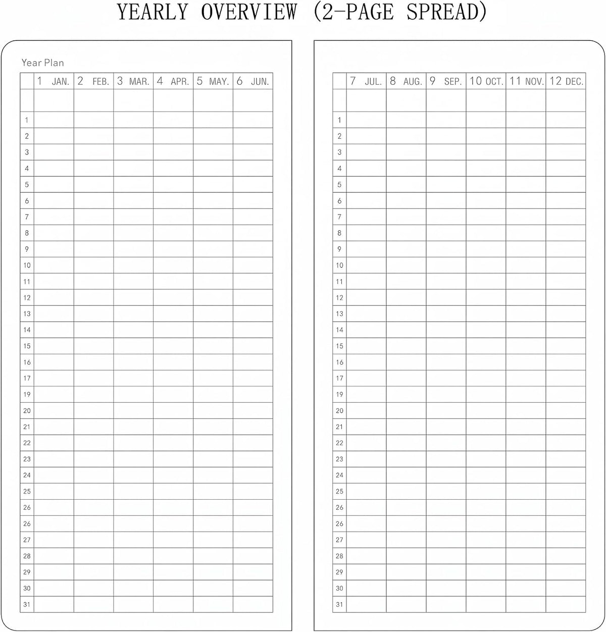 Undated Weekly Planner Notebook Pocket Organizer Appointment Book Journal Notebook A6 Week Plan Notepad (Beige with cover)