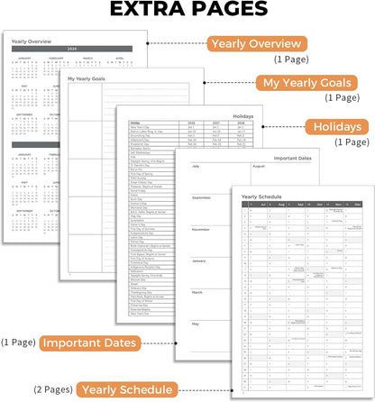 AHGXG Academic Planner 2026-2027, July 2026 - June 2027, 5.7" x 8.3"