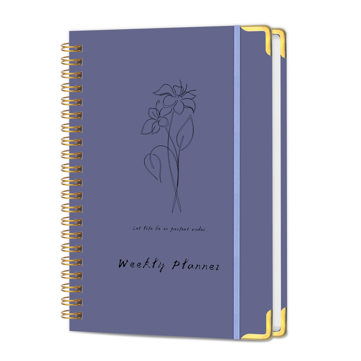 TREES Undated Daily Planner, 80-Day To-Do List with Hourly Schedule