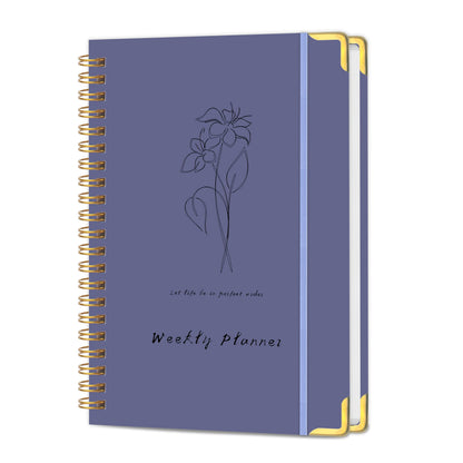 TREES Undated Daily Planner, 80-Day To-Do List with Hourly Schedule