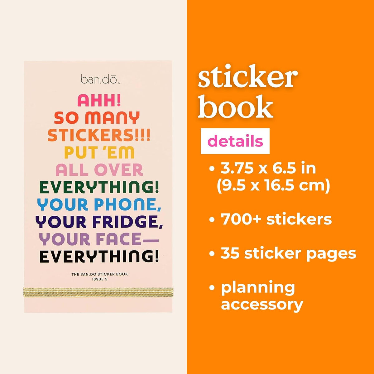 ban.do Aesthetic Planner Sticker Book, Issue 5