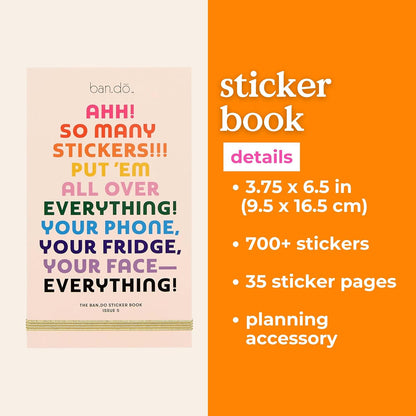 ban.do Aesthetic Planner Sticker Book, Issue 5