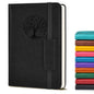 Biuwory Leather Journal Notebook,256 Thick Lined Pages,Hardcover 5.7"×8.3"