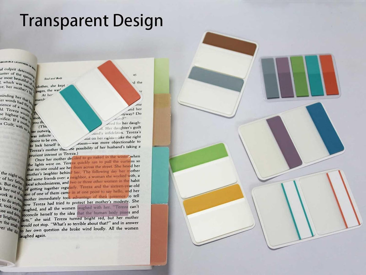 ELII 300 Pcs Tabs 2 Inch Sticky Index Tabs,Writable Book Tabs Pastel