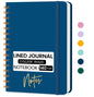 Lined Spiral Journal Notebook, A5 College Ruled Notebook for Note-Taking