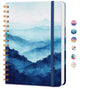 Lined Spiral Journal Notebook, A5 College Ruled Notebook for Note-Taking