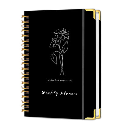 TREES Undated Daily Planner, 80-Day To-Do List with Hourly Schedule