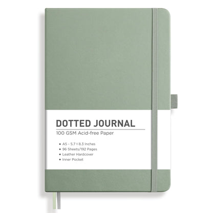 RETTACY Lined Journal Notebook, 192 Numbered Pages, A5 Size (5.7'' x 8.3'')