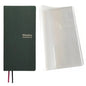 Undated Weekly Planner Notebook Pocket Organizer Appointment Book Journal Notebook A6 Week Plan Notepad (Beige with cover)