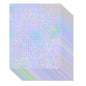 36 Sheets Holographic Laminate Sheets Clear Self Adhesive Sticker Paper