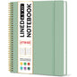 Taja Large Spiral Lined Notebook for Work, Journal for Women & Men