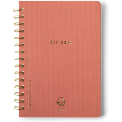 DesignWorks Ink Textured Spiral Notebook, Juniper Green, 8.25 x 11.625 in