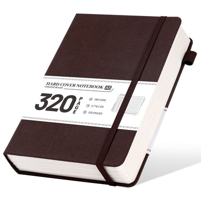 CAGIE Journal Notebook for Women Men Leather Journaling Notebooks Diary A5