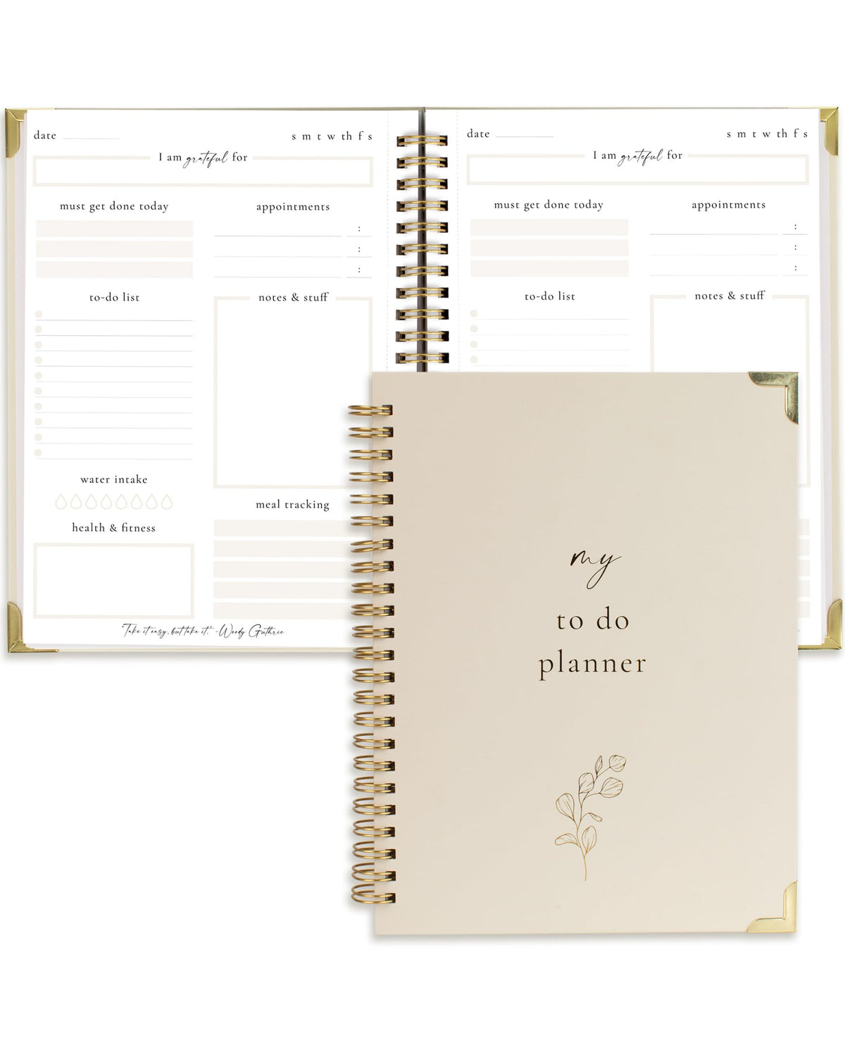 Beautiful To Do List Notebook - Aesthetic Undated ADHD Daily Planner Gift