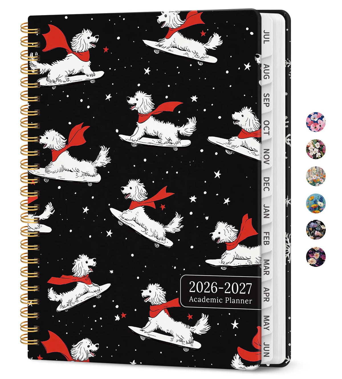 Planner 2026-2027, Jul 2026-Jun 2027 Academic Monthly & Weekly Planner