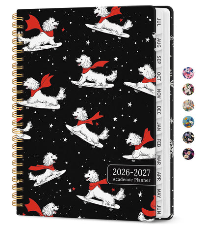 Planner 2026-2027, Jul 2026-Jun 2027 Academic Monthly & Weekly Planner