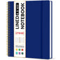 Taja Large Spiral Lined Notebook for Work, Journal for Women & Men