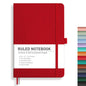 RETTACY Lined Journal Notebook, 192 Numbered Pages, A5 Size (5.7'' x 8.3'')