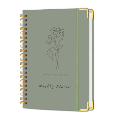 TREES Undated Daily Planner, 80-Day To-Do List with Hourly Schedule