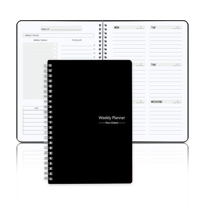 Undated Weekly Planner With Habit Tracker & To Do List 5.7 x 8.0 inch