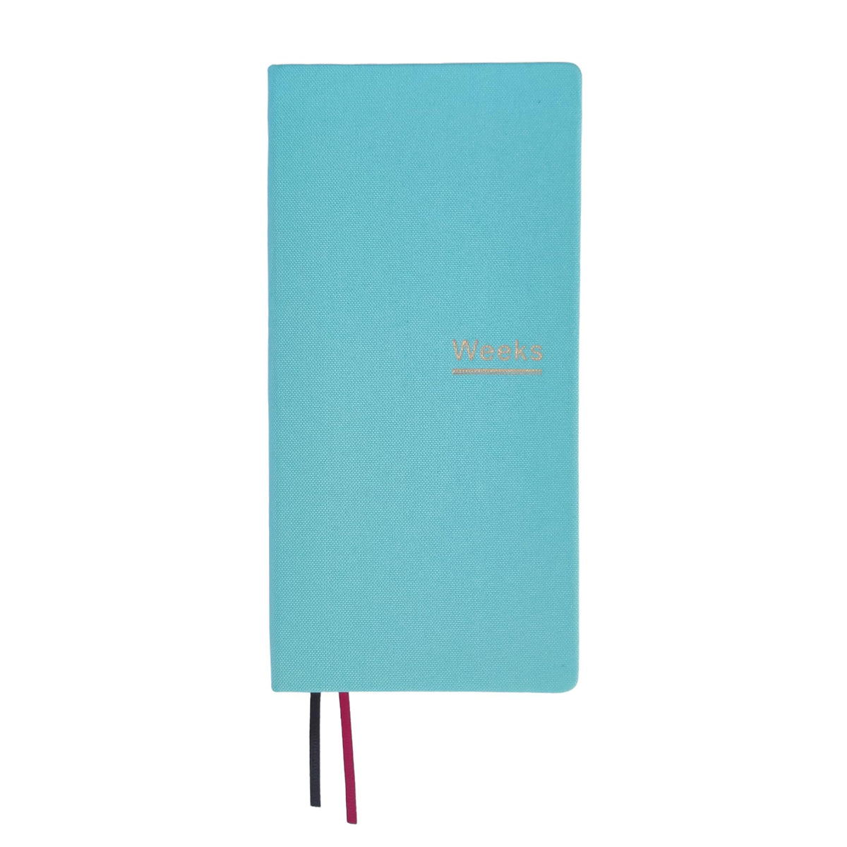 Undated Weekly Planner Notebook Pocket Organizer Appointment Book Journal Notebook A6 Week Plan Notepad (Beige with cover)