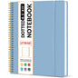 Taja Large Spiral Lined Notebook for Work, Journal for Women & Men
