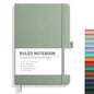 RETTACY Lined Journal Notebook, 192 Numbered Pages, A5 Size (5.7'' x 8.3'')