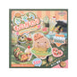 Girl's Korean Sticker Book, Food and Daily Life Theme - 1300+ Cute Dream Style Foodie Stickers, for DIY Scrapbooking Journaling Handbook Decoration Blue