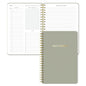 Sweetzer & Orange Daily Planner Notebook – Undated Two-Page Daily Layout with Hourly Schedule, To-Do List, Priorities, and Notes – 6.5" x 9.5" Spiral Bound Productivity Organizer – 160 Pages