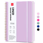 deli Pink Lined Spiral Journal Notebook, 160 Pages, A5 (5.5"x8") Hardcover Writing Notebook, College Ruled Spiral Bound Journal for Women & Men - Perfect for Work, School, Office & Note Taking